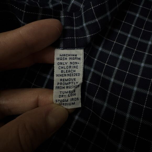 Ralph Lauren Men's Navy Checkered Shirt - Picture 3 of 7